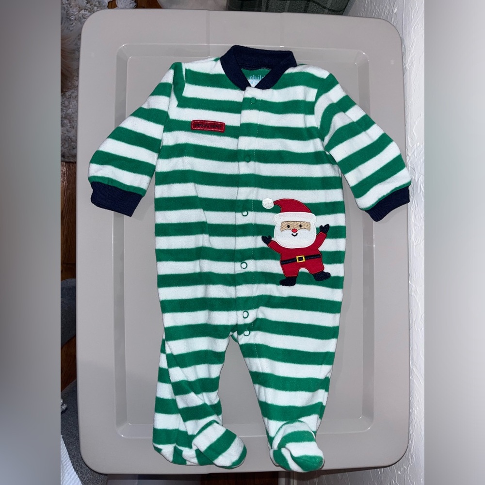 Fleece 0-3 month Christmas sleeper